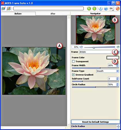 Frame Suite Interface