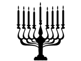 Hanukkah Menorah Clip Arts for PowerPoint