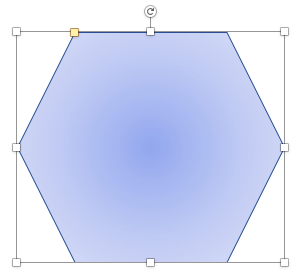 Shape with gradient fill