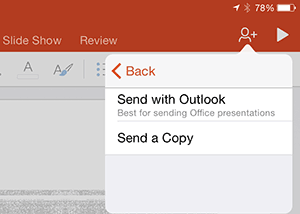 Outlook or a Copy?